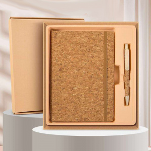 Бизнес эко набор пробковый - блокнот и ручка Бизнес эко набор пробковый - блокнот и ручка