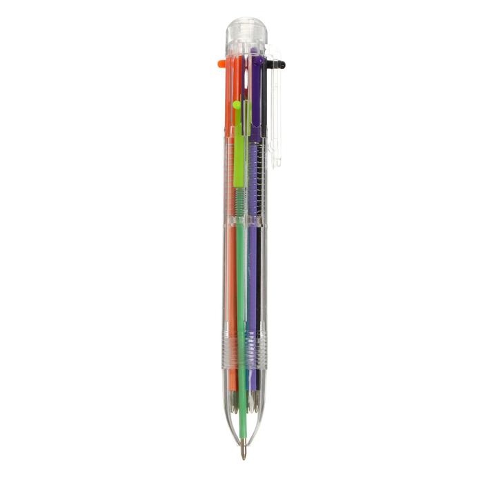 Ручка шариковая многоцветная 6 стержней