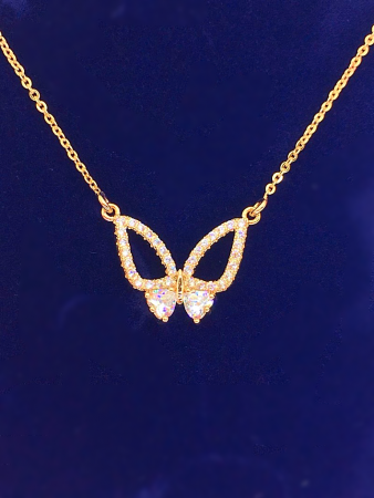 Ожерелье "Золотая бабочка"